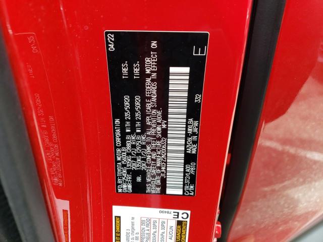 2022 LEXUS NX 450H JTJHKCFZ2N2006332