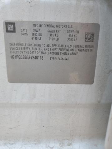 2015 CHEVROLET CRUZE LTZ - 1G1PG5SB3F7246118