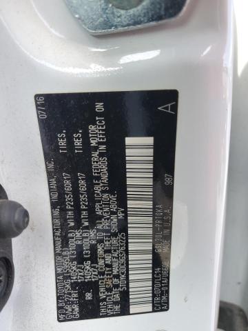 5TDYK3DC9GS763225 Toyota SIENNA XLE