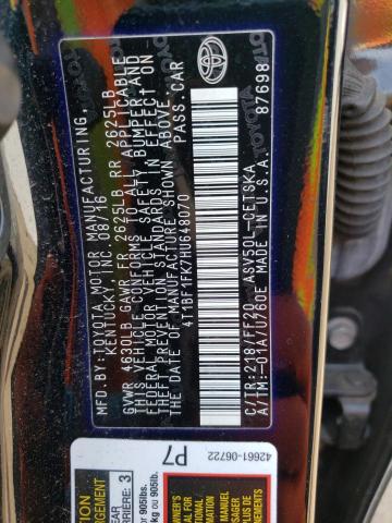 2017 TOYOTA CAMRY LE/X - 4T1BF1FK7HU648070