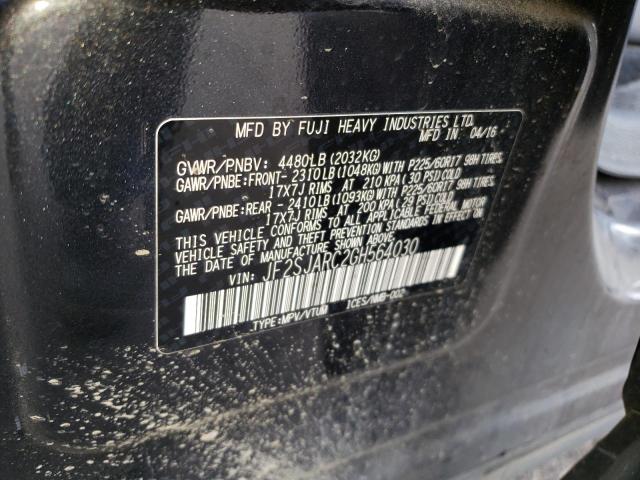 JF2SJARC2GH564030 Subaru Forester 2.5i Limited