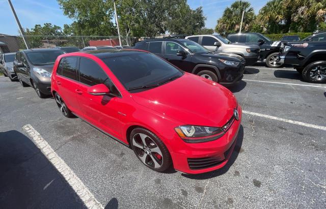 Salvage cars for sale from Copart Orlando, FL: 2016 Volkswagen GTI S/SE