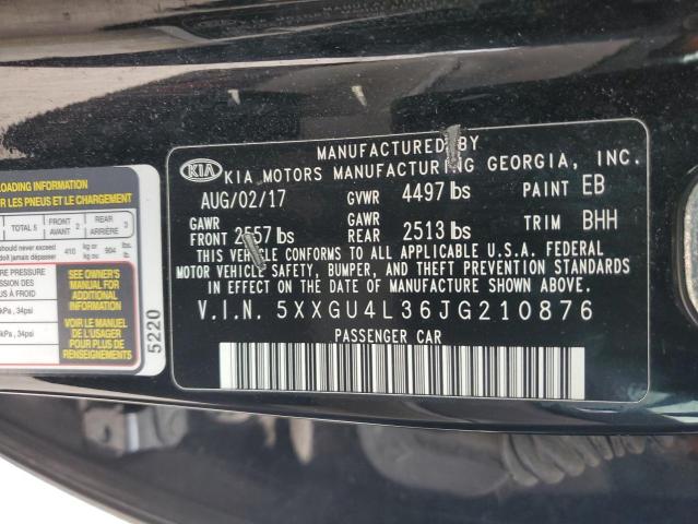 5XXGU4L36JG210876 KIA OPTIMA EX