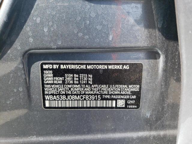 WBA53BJ08MCF83915 BMW 540 I