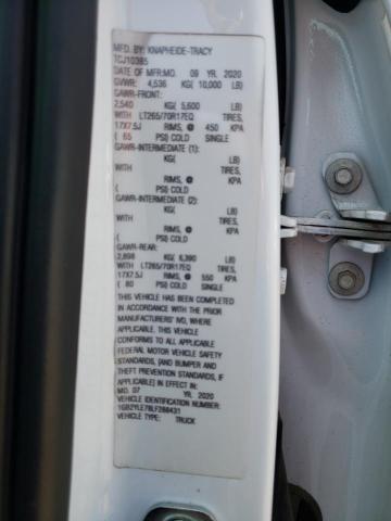 2020 CHEVROLET SILVERADO - 1GB2YLE78LF288431