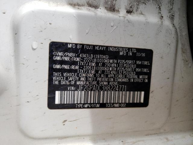 JF2GPADC3H8224771 Subaru Crosstrek Premium