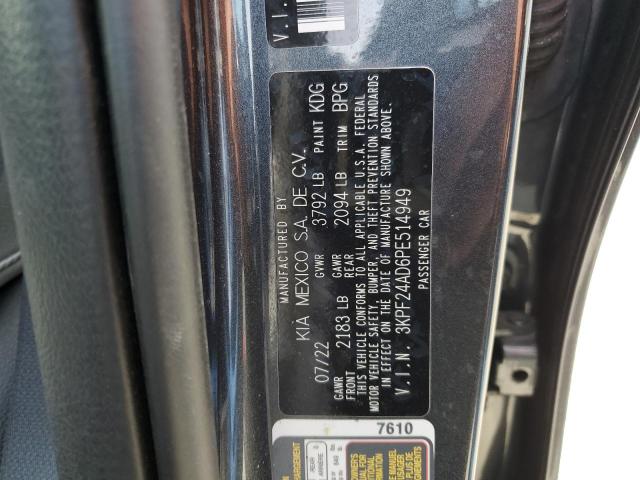 3KPF24AD6PE514949 KIA FORTE LX
