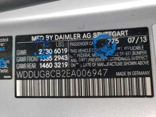 VIN WDDUG8CB2EA006947 2014 Mercedes-Benz S-Class, 550 no.13