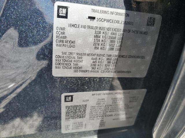 2020 CHEVROLET SLVRD 1500 1GCPWCED8LZ162601