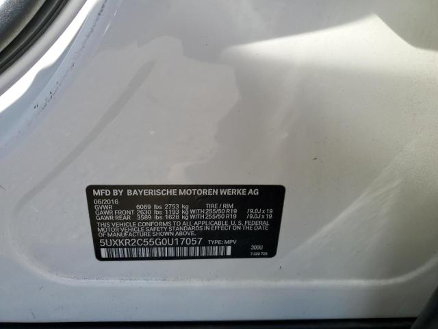 2016 BMW X5 SDRIVE3 - 5UXKR2C55G0U17057