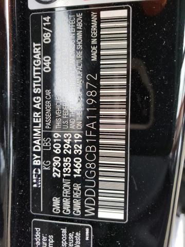 WDDUG8CB1FA119872 Mercedes-Benz S 550