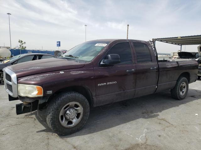 Salvage cars for sale from Copart Anthony, TX: 2004 Dodge RAM 2500 ST