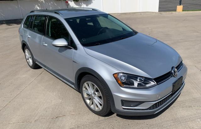 Volkswagen Golf salvage cars for sale: 2017 Volkswagen Golf Alltrack S