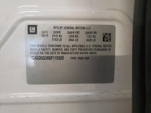 2016 BUICK LACROSSE P - 1G4GD5G36GF115320