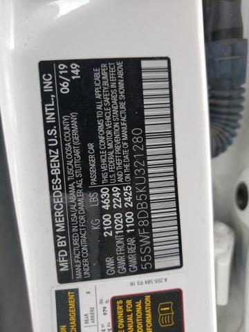 55SWF8DB5KU321280 Mercedes-Benz C 300