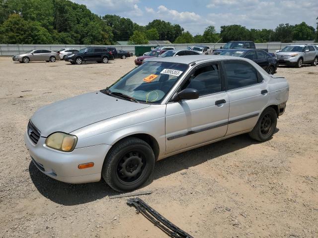 Suzuki salvage cars for sale: 2001 Suzuki Esteem GL