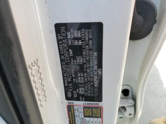 KNDPMCAC2M7937734 KIA Sportage Lx