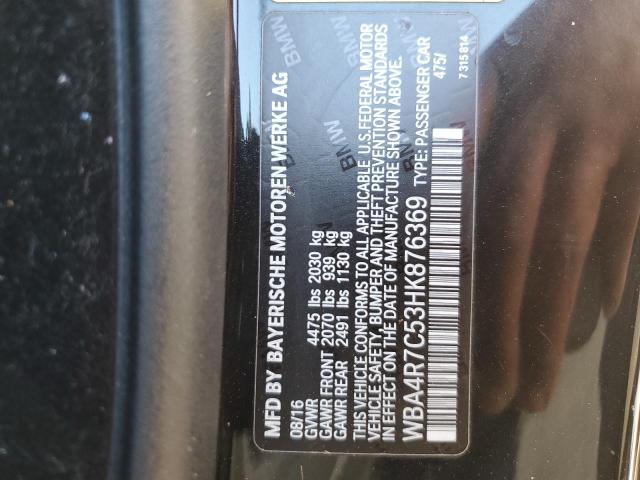 2017 BMW 430I - WBA4R7C53HK876369