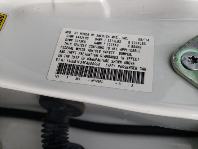 19UUB1F34FA005550 Acura TLX