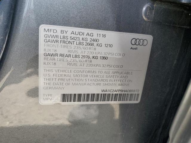 WA1C2AFP9HA085972 2017 AUDI Q5, photo no. 13