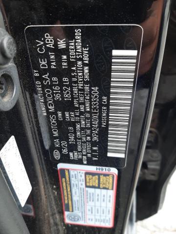 3KPA24ADXLE333504 KIA RIO LX