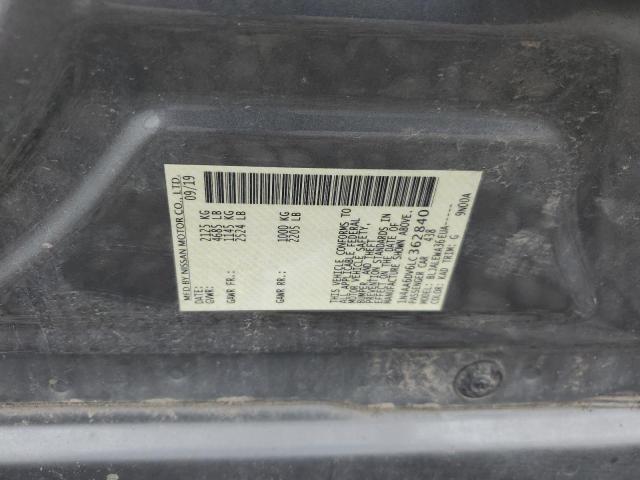 1N4AA6DV6LC362840 Nissan Maxima SL 12