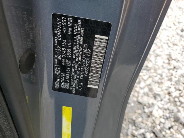 2019 HYUNDAI VELOSTER B - KMHTG6AF0KU013630
