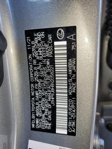 2022 LEXUS UX 250H BA JTHP9JBH8N2058221