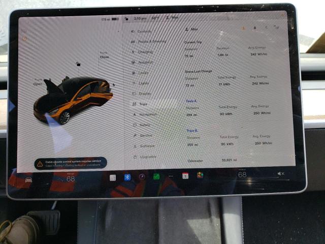 5YJ3E1EA0NF142928 Tesla MODEL 3