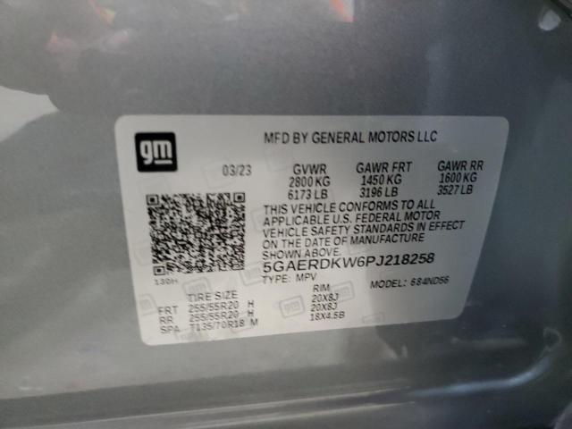 5GAERDKW6PJ218258 Buick Enclave Avenir