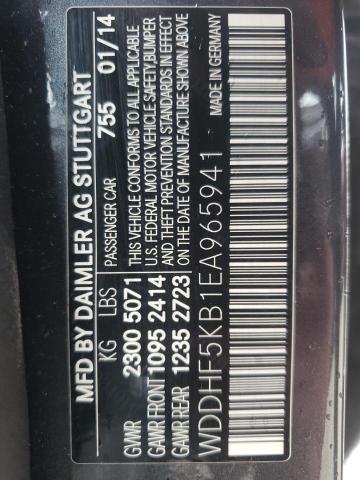WDDHF5KB1EA965941 Mercedes-Benz E 350