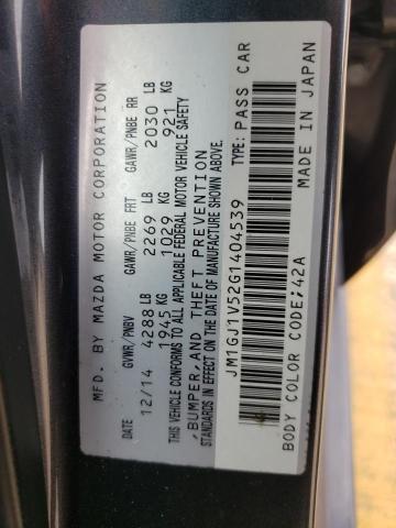 2016 MAZDA 6 - JM1GJ1V52G1404539