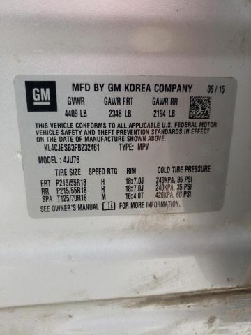 KL4CJESB3FB232461 Buick Encore