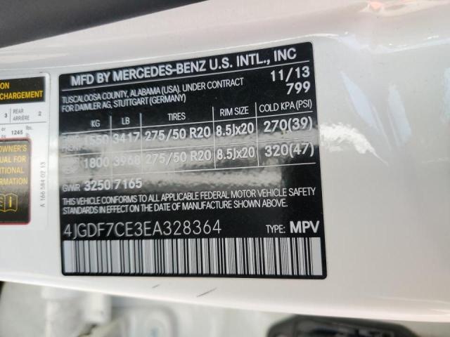 4JGDF7CE3EA328364 Mercedes-Benz Gl 450 4matic