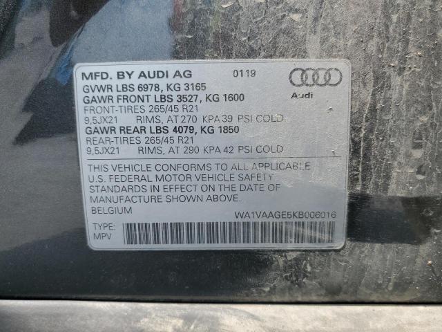 WA1VAAGE5KB006016 Audi E-Tron PRE 14