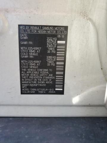 KNMAT2MV6GP736293 Nissan ROGUE S