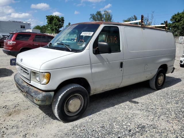 Salvage cars for sale from Copart Opa Locka, FL: 2002 Ford Econoline E250 Van
