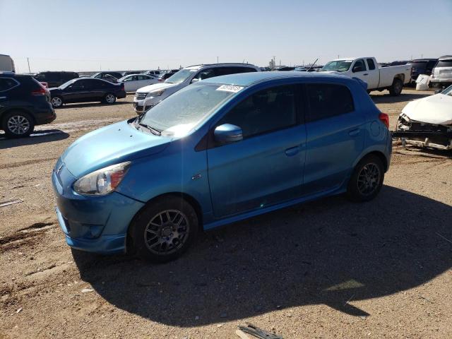 Salvage cars for sale from Copart Amarillo, TX: 2015 Mitsubishi Mirage ES