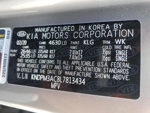 KNDPM3AC8L7813434 KIA Sportage Lx