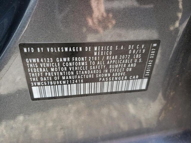 2019 VOLKSWAGEN JETTA S/SE 3VWC57BU9KM212416