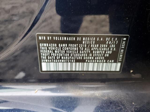 2017 VOLKSWAGEN GTI S/SE - 3VW447AU4HM072163
