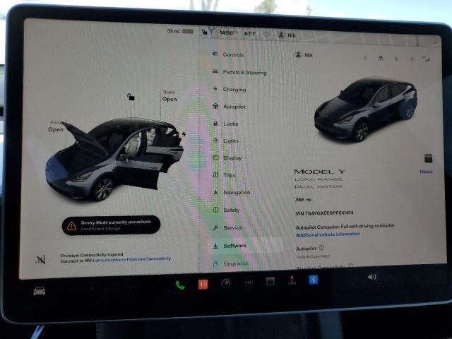7SAYGAEE9PF641414 Tesla Model Y