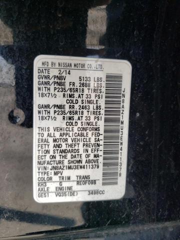 JN8AZ1MU3EW411379 Nissan MURANO S