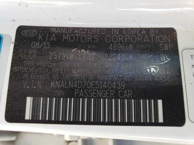 KNALN4D70E5140439 KIA Cadenza Premium