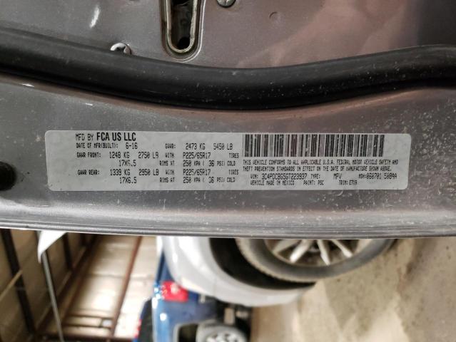 2016 DODGE JOURNEY SX - 3C4PDCBG5GT223937