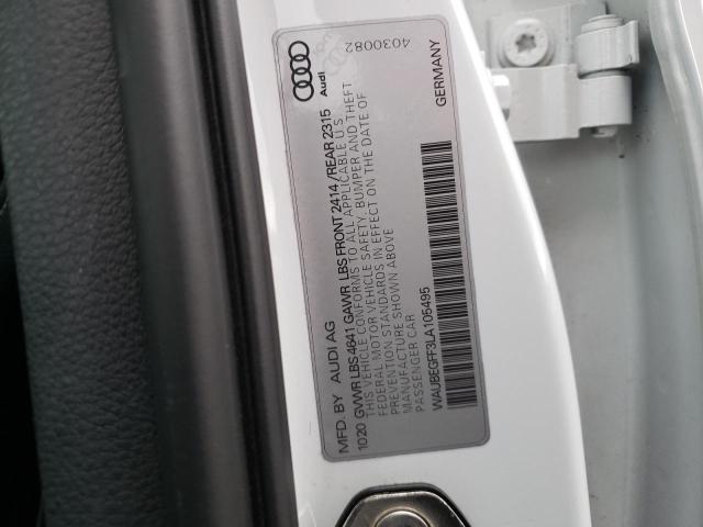 2020 AUDI A3 S-LINE - WAUBEGFF3LA105495