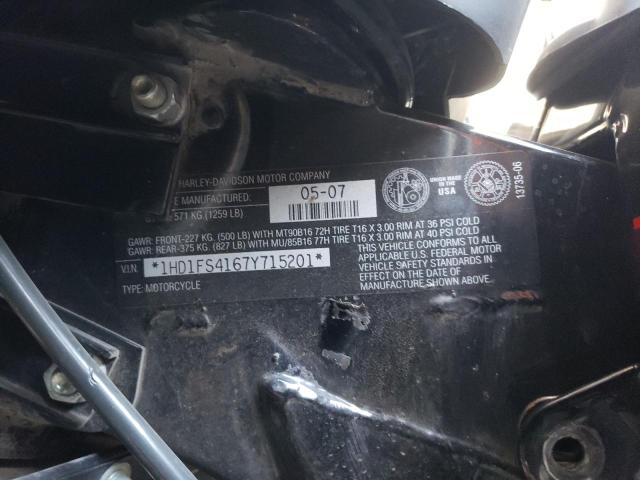 2007 HARLEY-DAVIDSON FLTR - 1HD1FS4167Y715201