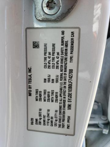 5YJ3E1EB0LF742788 Tesla MODEL 3