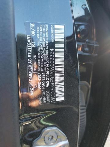 WDD3G4EB1KW002324 Mercedes-Benz A 220