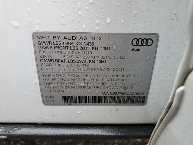 VIN WA1LFBFP6DA039536 2013 Audi Q5, Premium Plus no.14